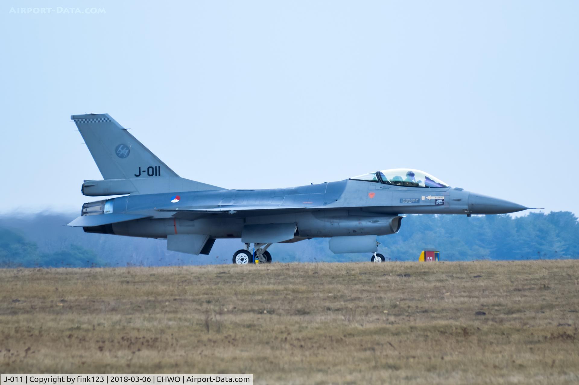 J-011, Fokker F-16AM Fighting Falcon C/N 6D-167, F16