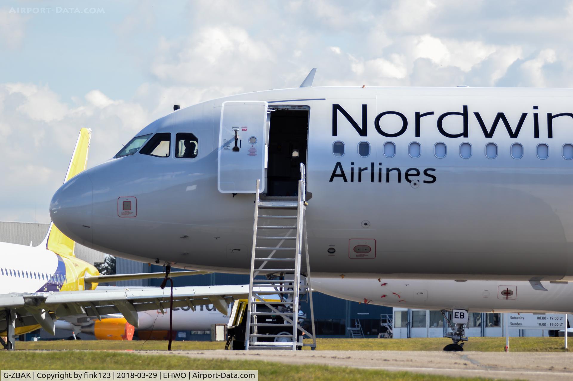 G-ZBAK, 2008 Airbus A321-231 C/N 3458, Nordwind A321