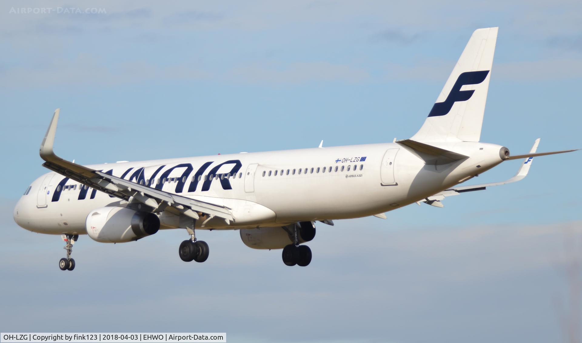 OH-LZG, 2013 Airbus A321-231 C/N 5758, Finnair A321