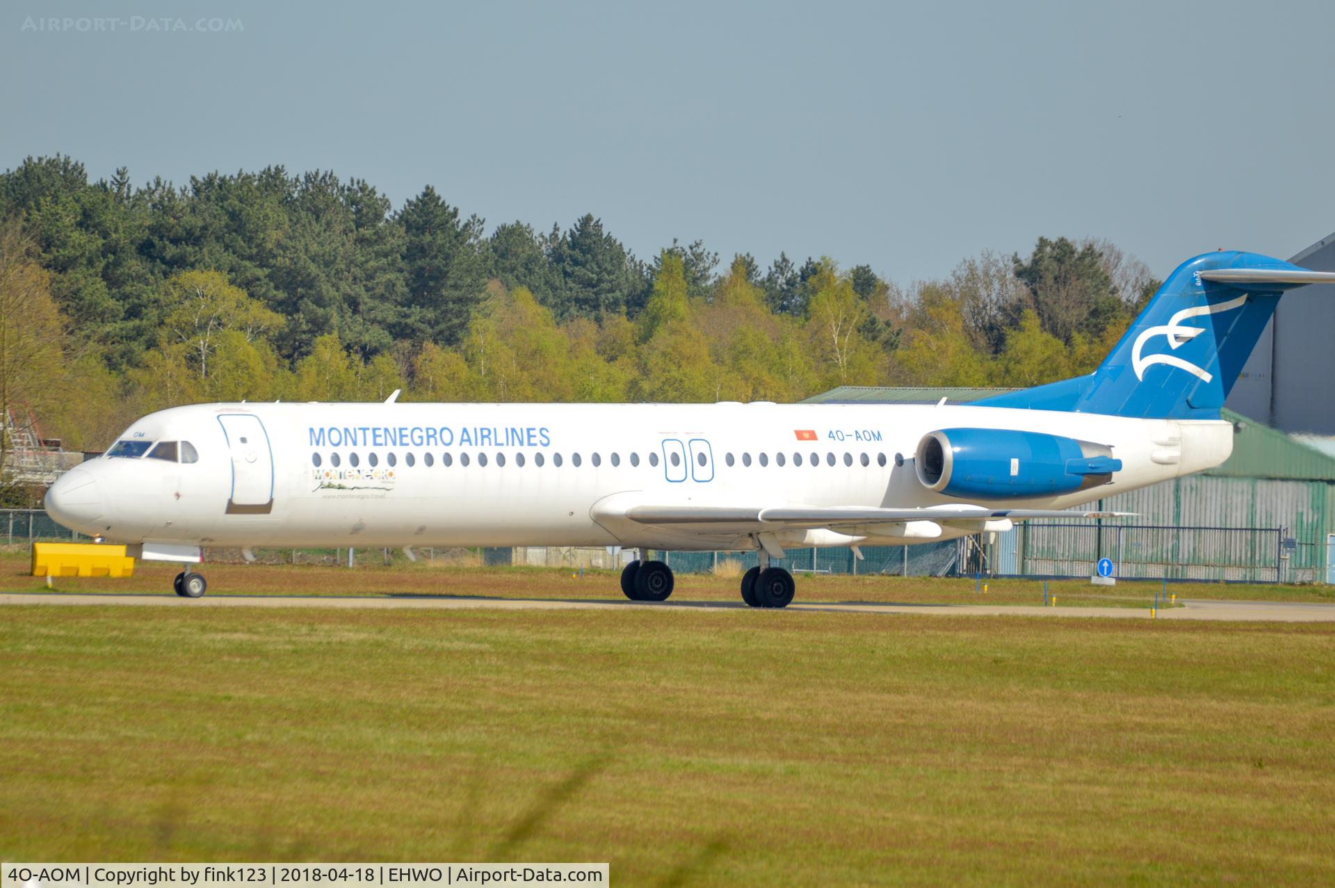 4O-AOM, 1990 Fokker 100 (F-28-0100) C/N 11321, F100