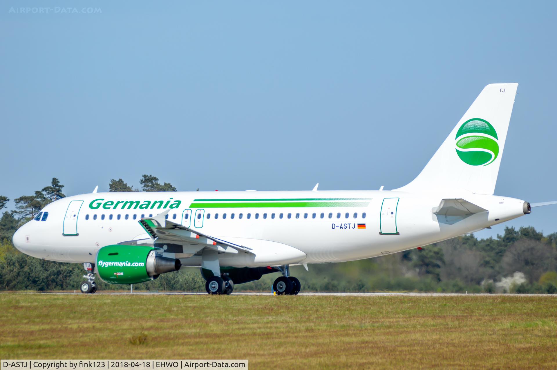 D-ASTJ, 2008 Airbus A319-111 C/N 3364, Germania 319