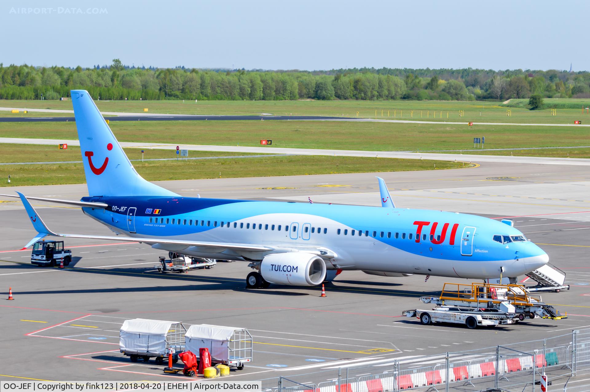 OO-JEF, 2014 Boeing 737-8K5 C/N 44271, TUIIIIII