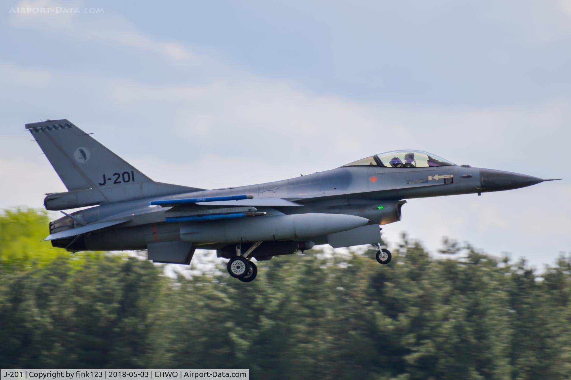 J-201, Fokker F-16AM Fighting Falcon C/N 6D-108, f16