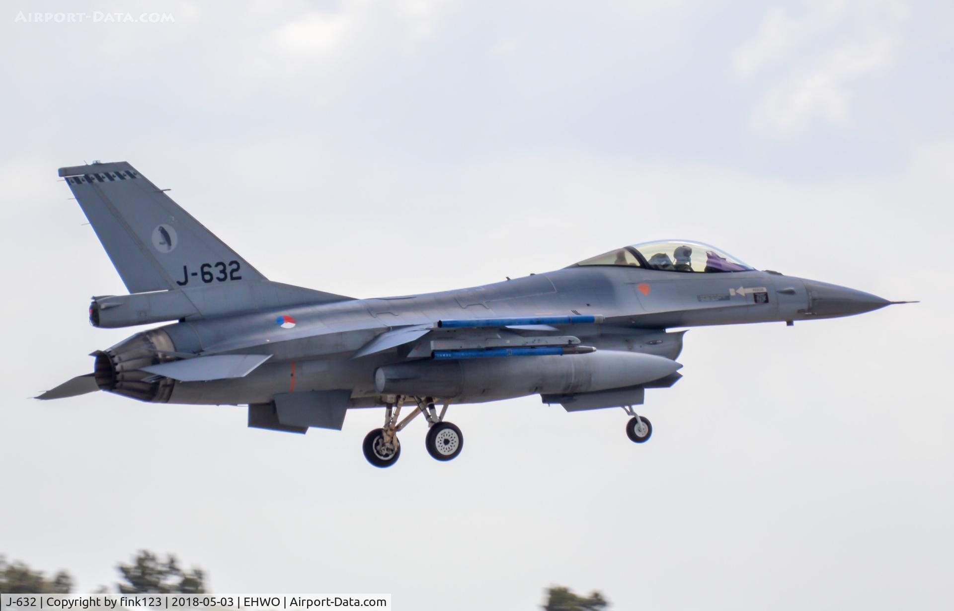 J-632, General Dynamics F-16A Fighting Falcon C/N 6D-64, F16