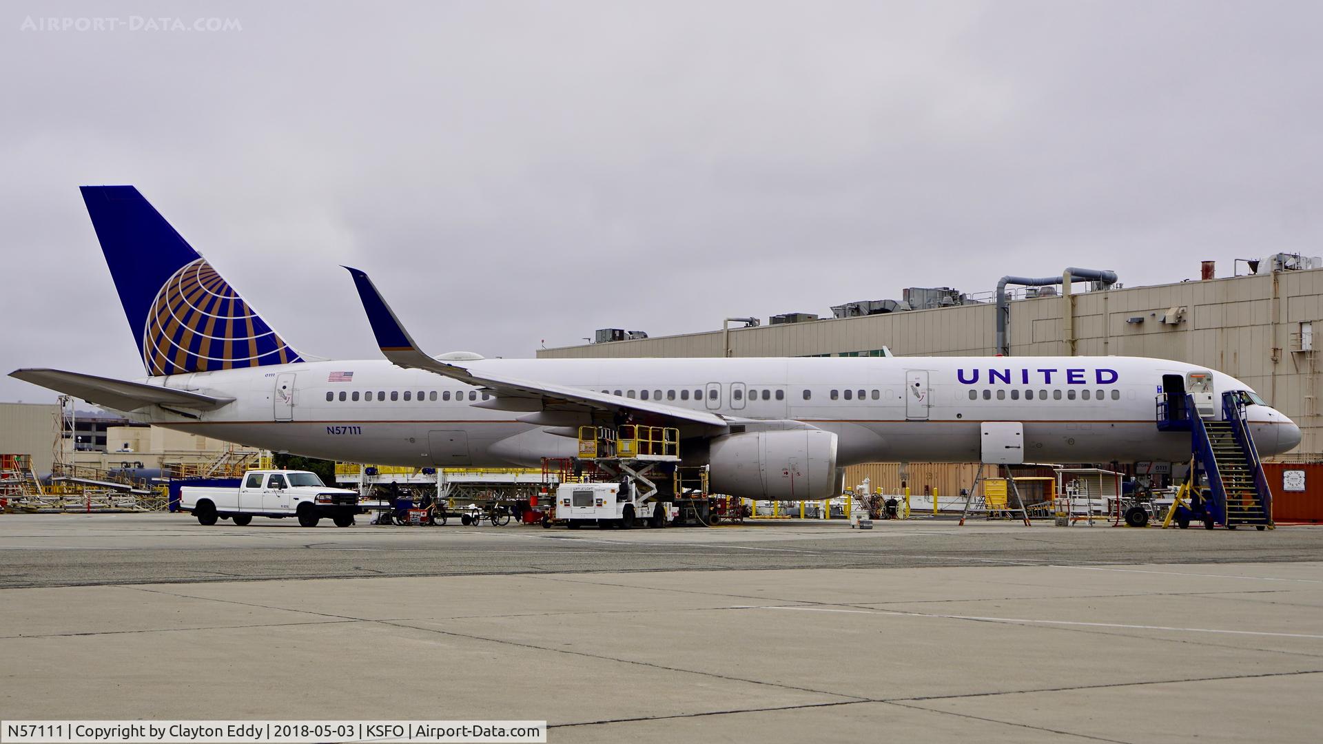 N57111, 1994 Boeing 757-224 C/N 27301, SFO 2018.