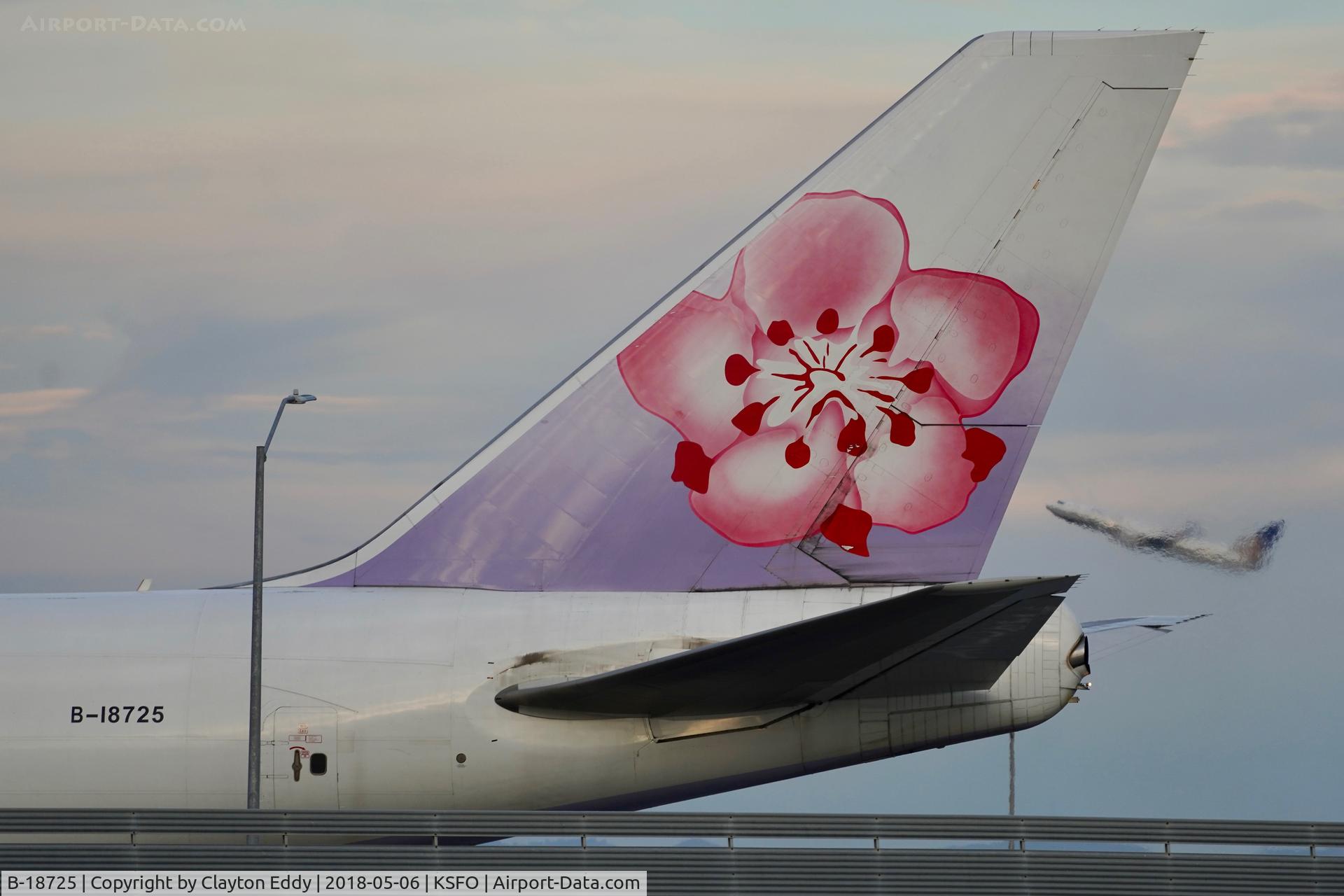 B-18725, 2007 Boeing 747-409F/SCD C/N 30771, SFO 2018.