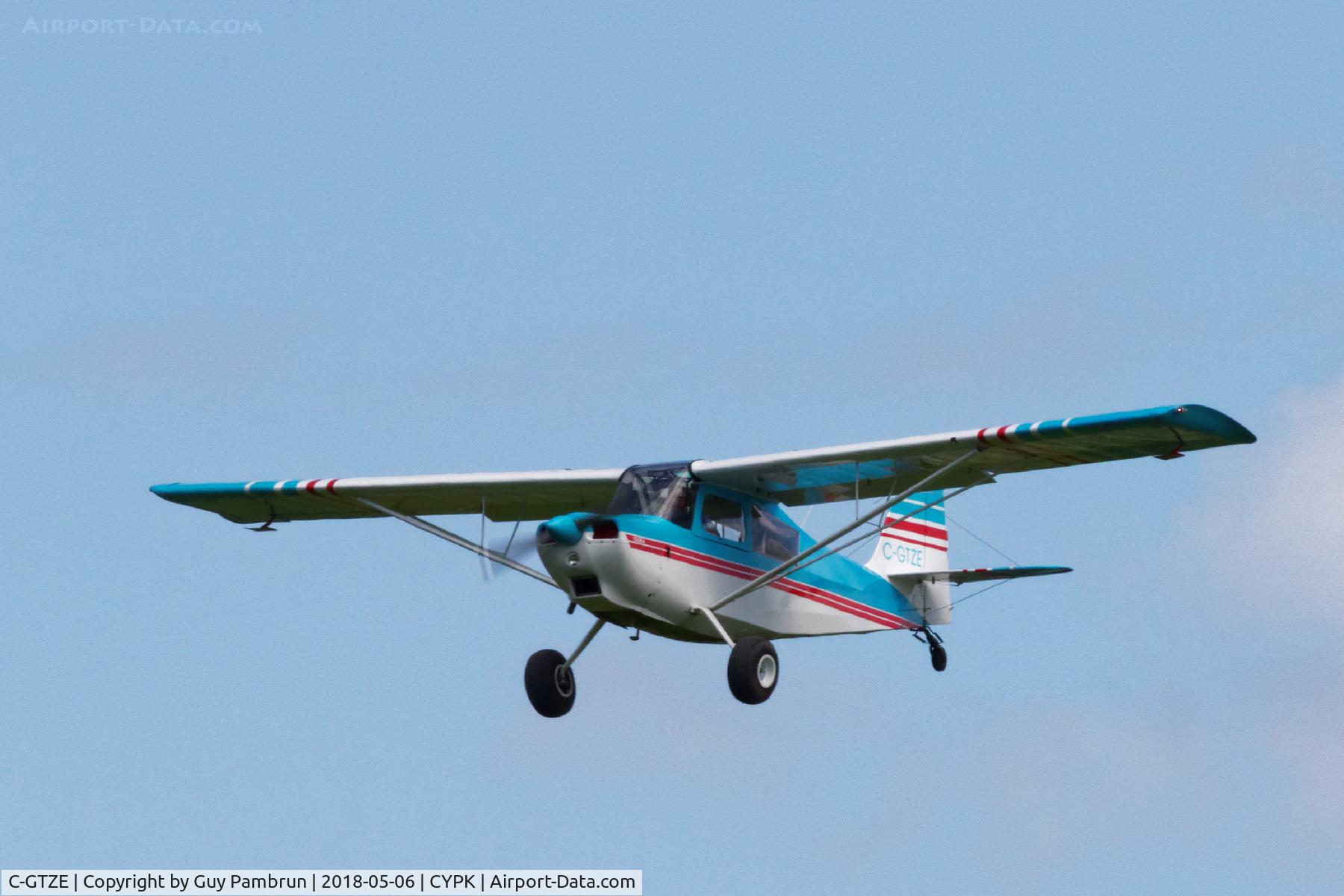 C-GTZE, 1995 Champion 7GCBC C/N 1204-95, Landing