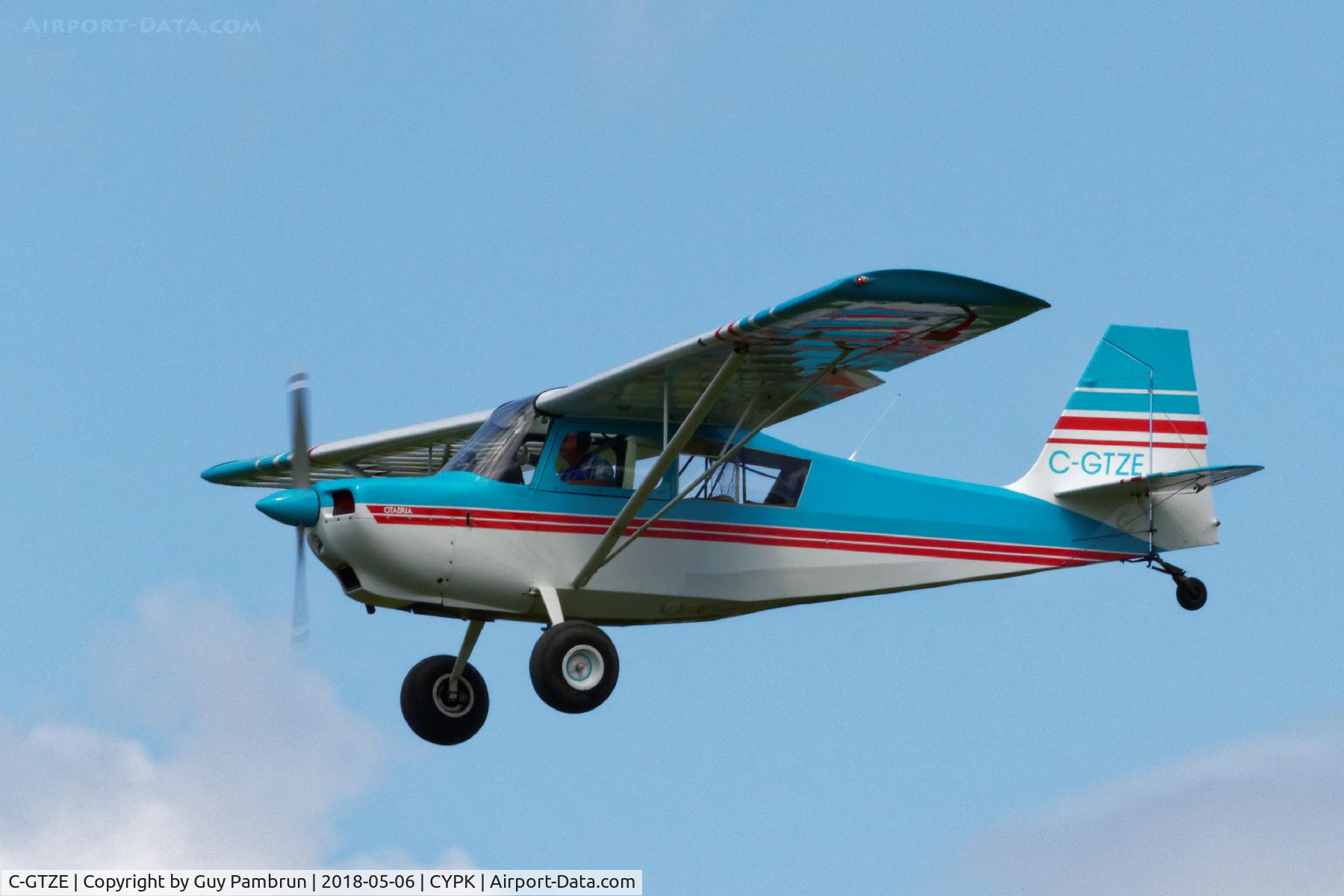 C-GTZE, 1995 Champion 7GCBC C/N 1204-95, Landing