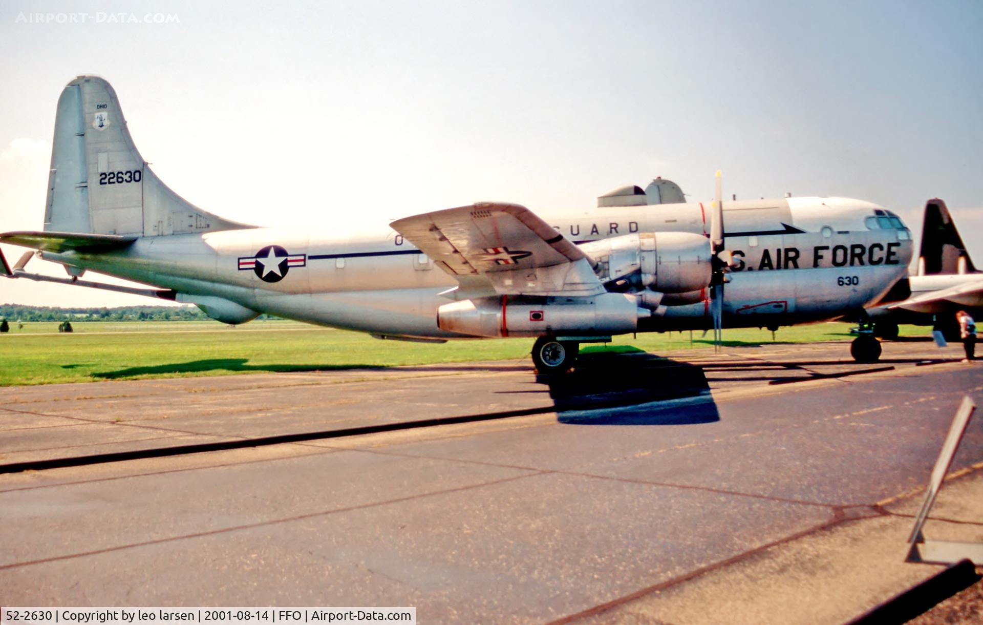 52-2630, 1952 Boeing KC-97L Stratofreighter C/N 16661, Wright Patterson 14.8.2001
