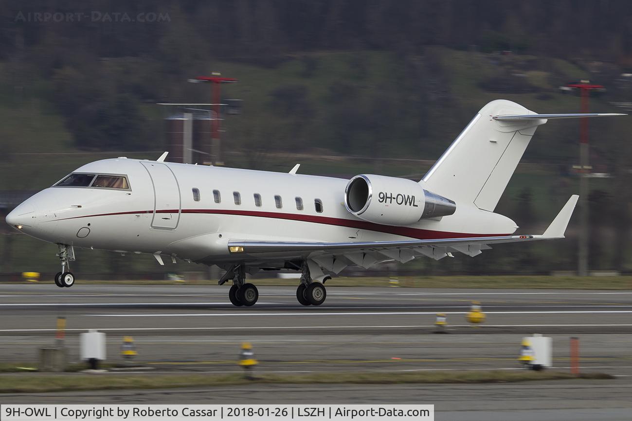 9H-OWL, 2013 Bombardier Challenger 605 (CL-600-2B16) C/N 5939, World Economic Forum 2018