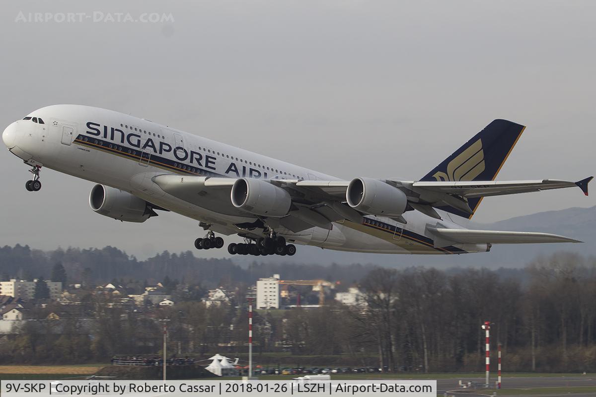 9V-SKP, 2011 Airbus A380-841 C/N 076, Zurich