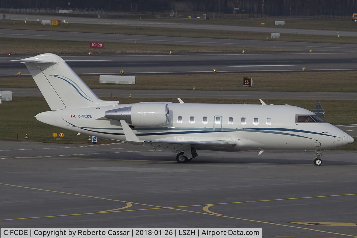 C-FCDE, 2013 Bombardier Challenger 604 (CL-600-2B16) C/N 5938, World Economic Forum 2018