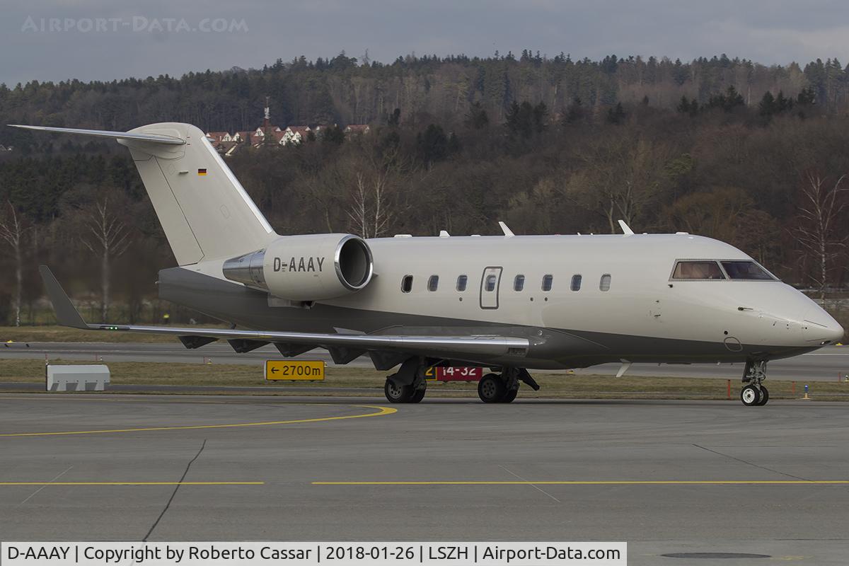 D-AAAY, 2004 Bombardier Challenger 604 (CL-600-2B16) C/N 5602, World Economic Forum 2018