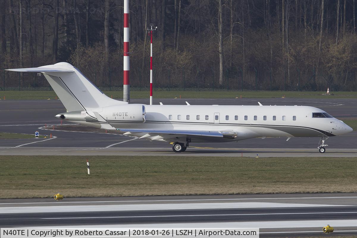 N40TE, 2014 Bombardier BD-700-1A11 Global 5000 C/N 9674, World Economic Forum 2018