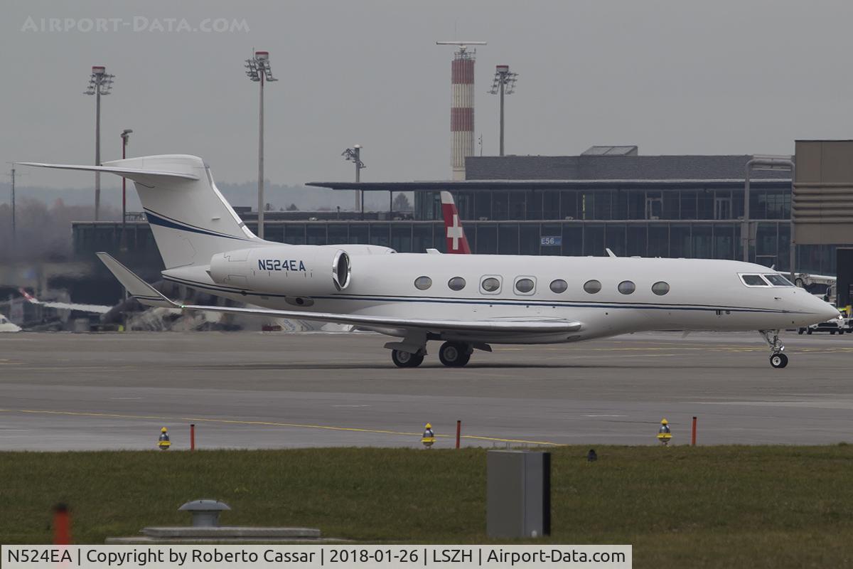 N524EA, 2012 Gulfstream G-VI (G650ER) C/N 6012, World Economic Forum 2018