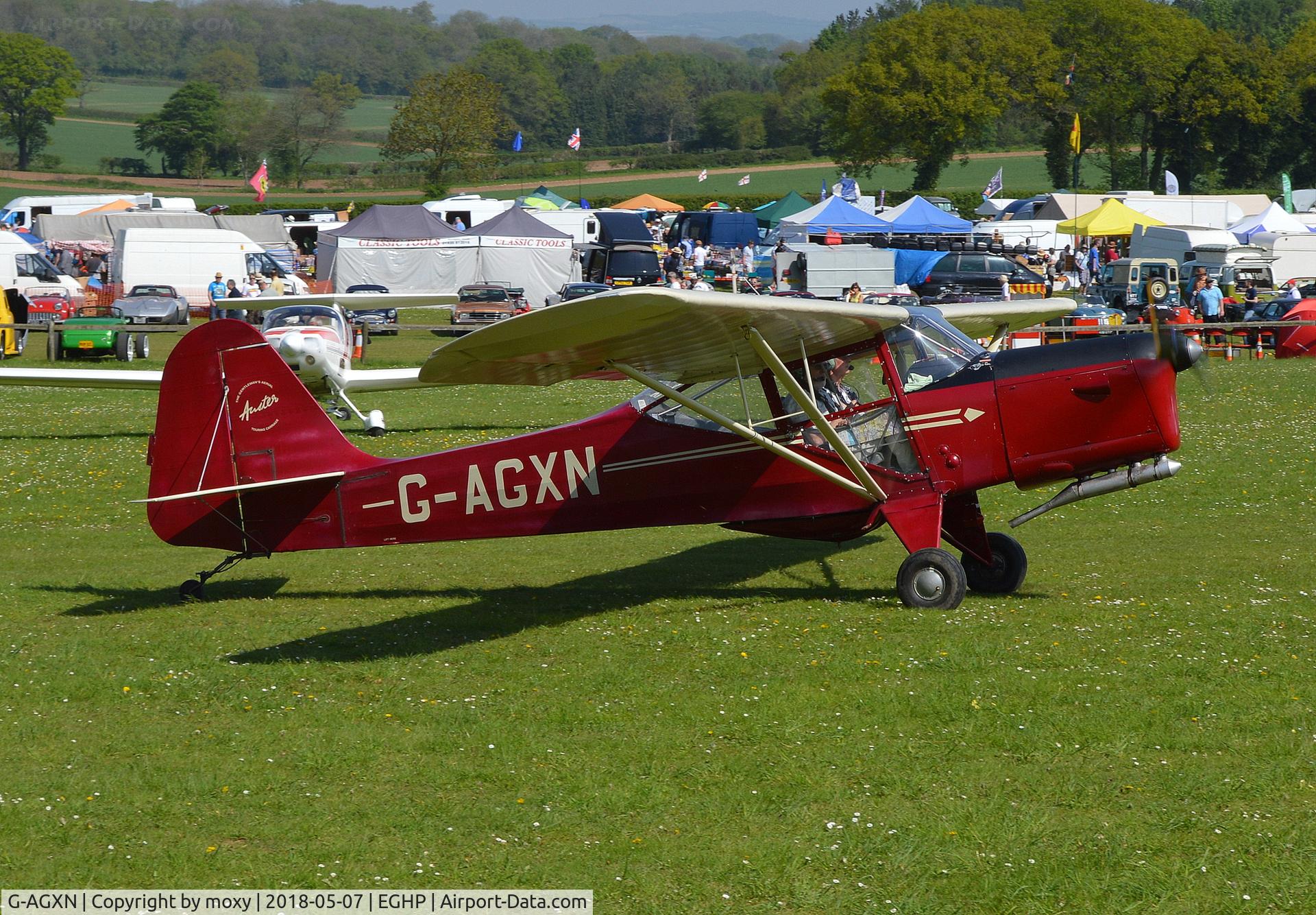 G-AGXN, 1946 Auster J-1N Alpha C/N 1963, Auster J-1N Alpha at Popham.