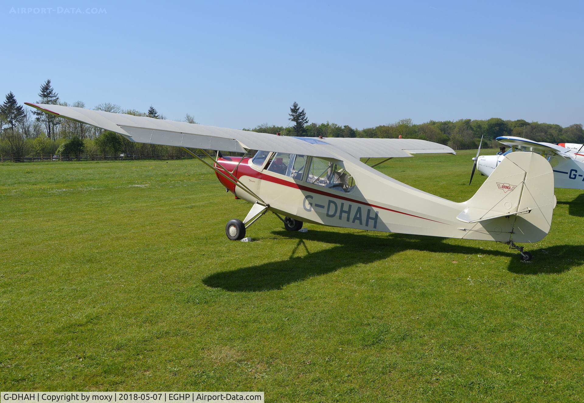 G-DHAH, 1946 Aeronca 7AC Champion C/N 7AC-4185, Aeronca 7BCM Champion at Popham.