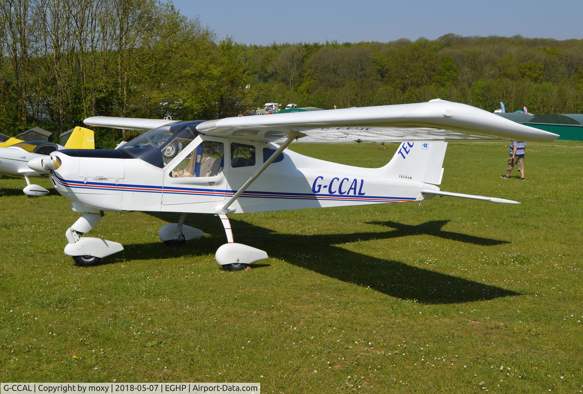 G-CCAL, 2003 Tecnam P-92EM Echo C/N PFA 318-13842, Tecnam P-92EM Echo at Popham.