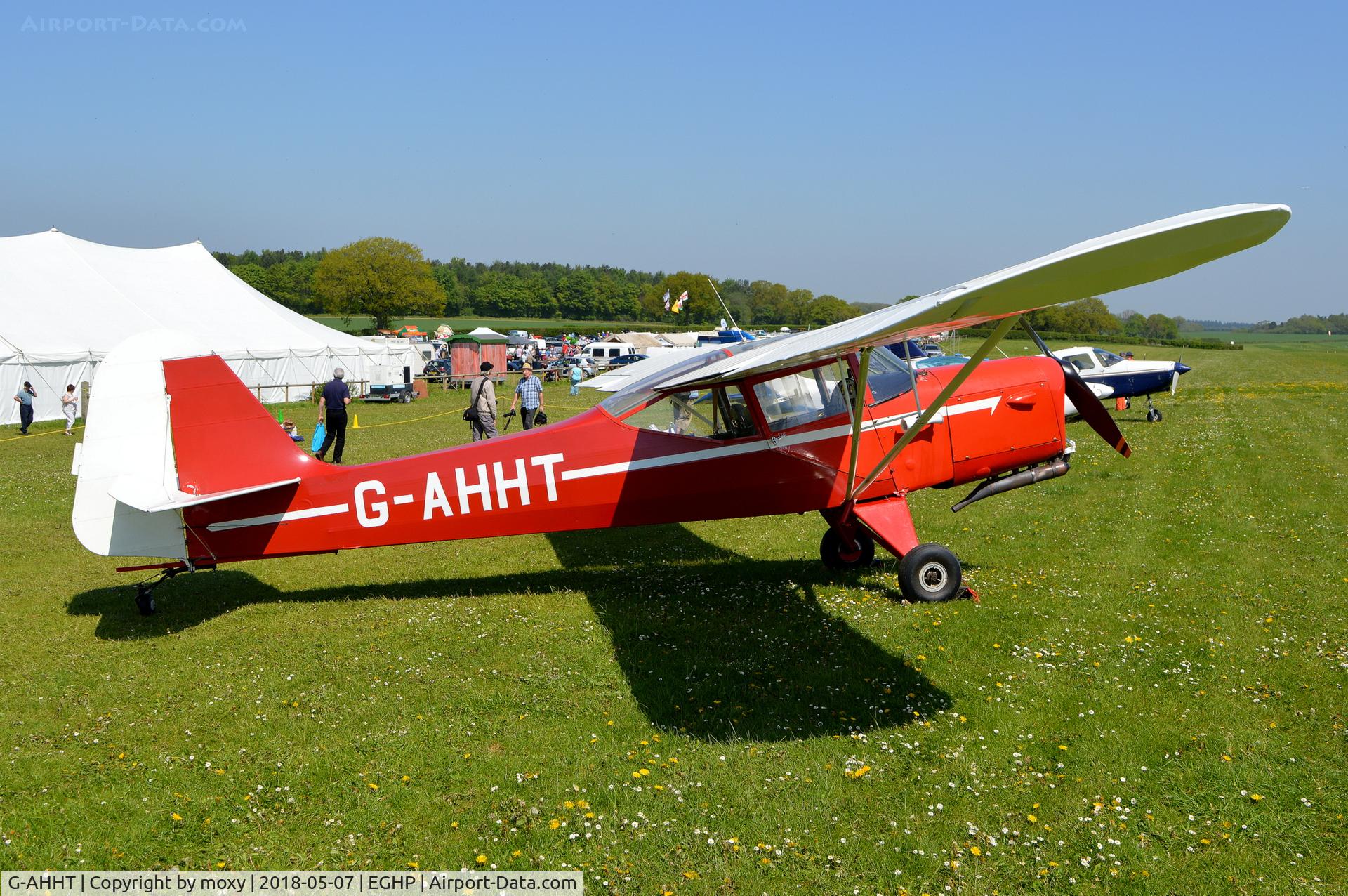 G-AHHT, 1946 Auster J-1N Alpha C/N 2022, Auster J-1N Alpha at Popham.