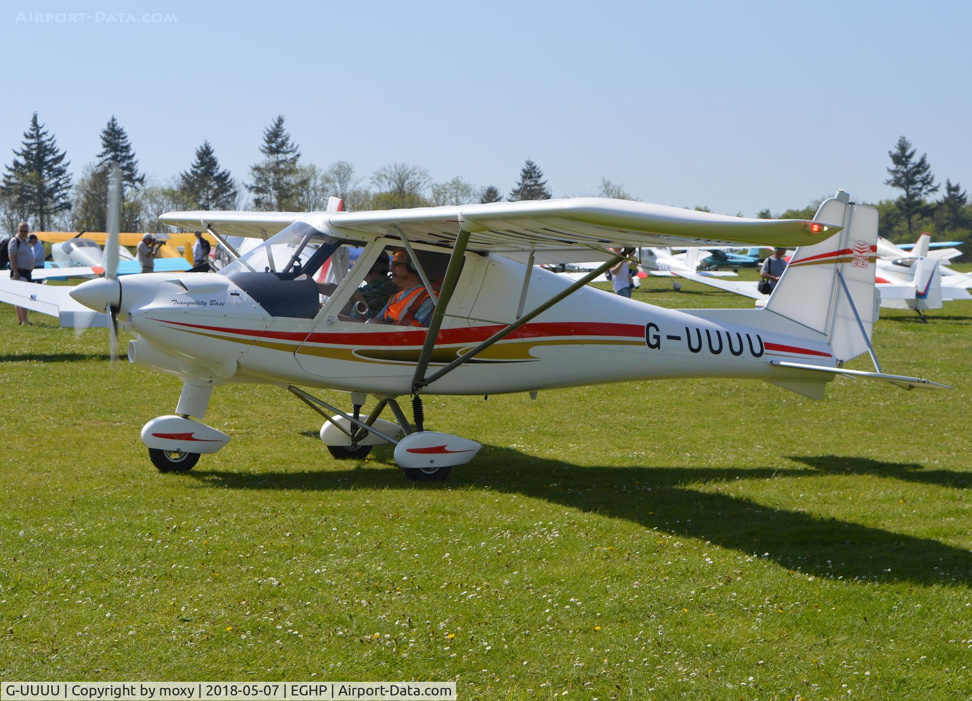 G-UUUU, 2014 Comco Ikarus C42 FB100 Bravo C/N 1408-7336, Comco Ikarus C42 FB100 Bravo at Popham.