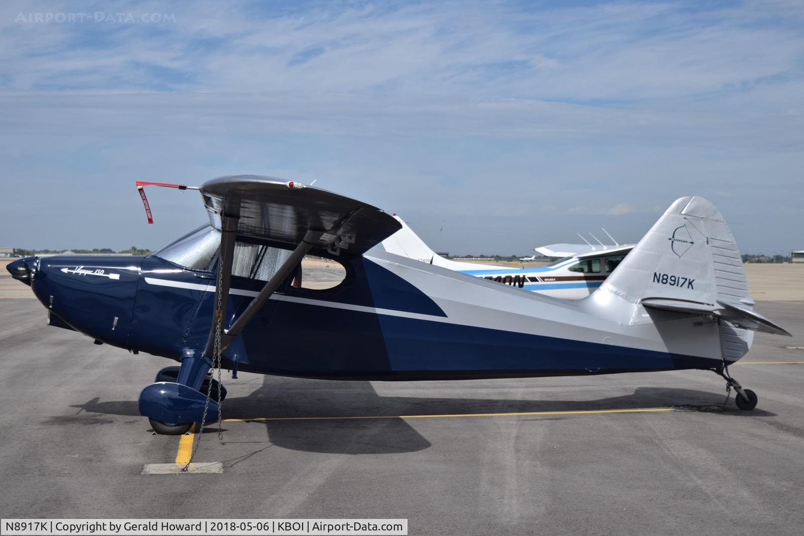 N8917K, 1947 Stinson 108-1 Voyager C/N 108-1917, Parked on the north GA ramp.