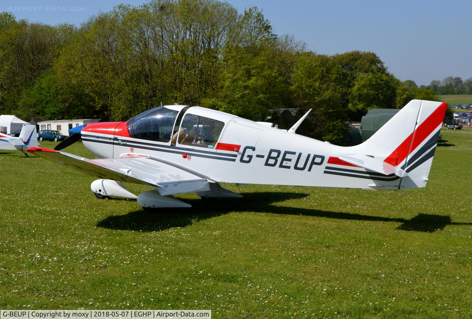 G-BEUP, 1977 Robin DR-400-180 Regent Regent C/N 1228, Robin DR-400-180 Regent at Popham.