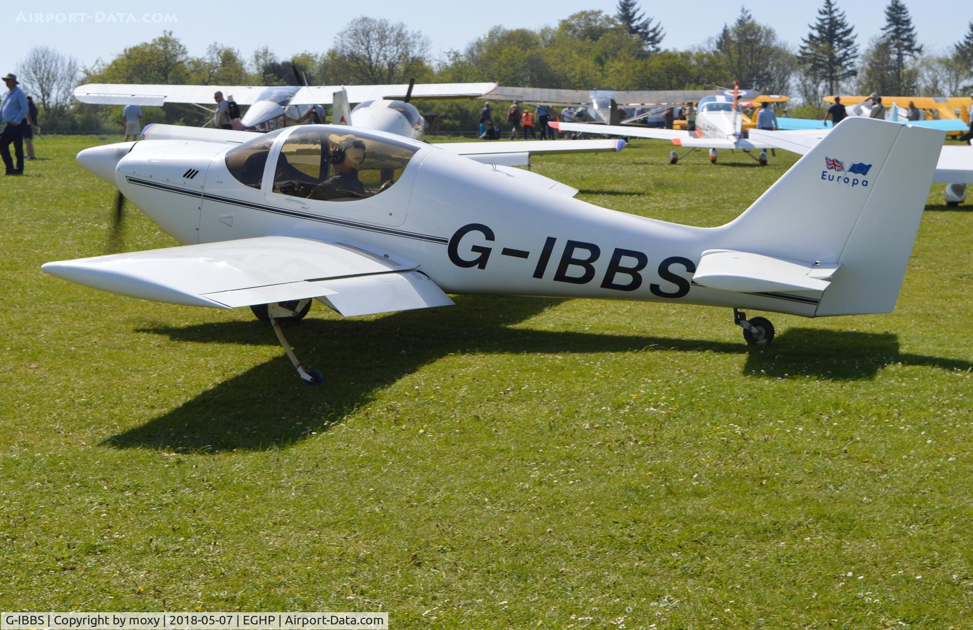 G-IBBS, 1997 Europa Monowheel C/N PFA 247-12745, Europa Monowheel at Popham.