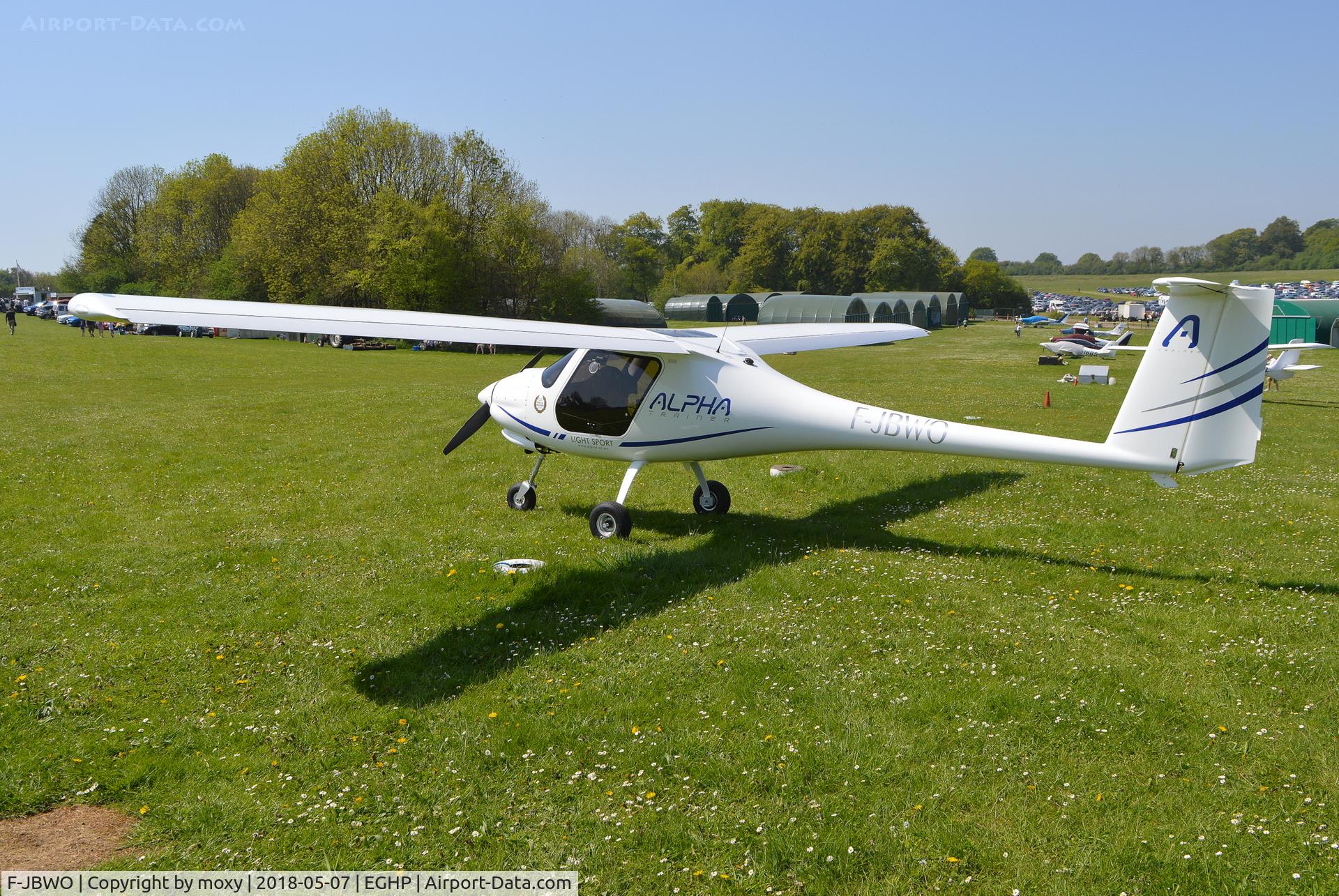 F-JBWO, 2017 Pipistrel Alpha Trainer C/N 858 AT 912, Pipistrel Alpha Trainer at Popham.