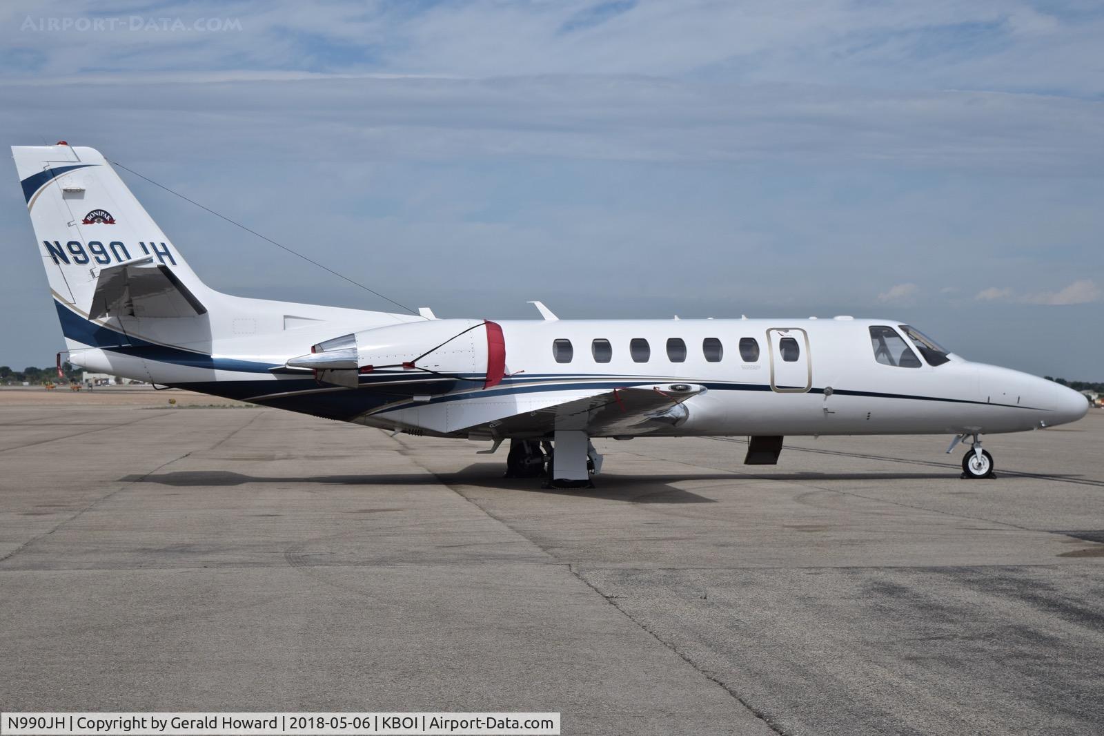 N990JH, 2007 Cessna 560 Citation Encore+ C/N 560-0754, Parked on the north GA ramp.