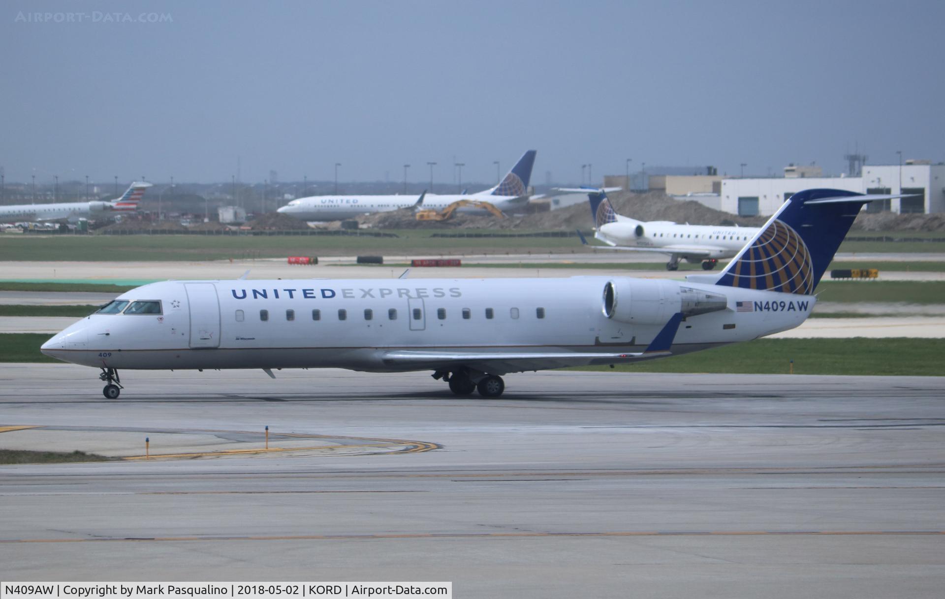 N409AW, 2000 Bombardier CRJ-200LR (CL-600-2B19) C/N 7447, CL-600-2B19