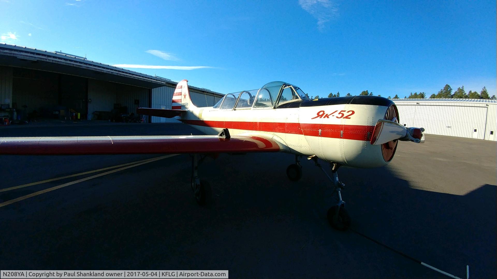 N208YA, 1989 Yakovlev Yak-52 C/N 8910009, New owner (see FAA Registration) in Feb 2017 - at Flagstaff, AZ