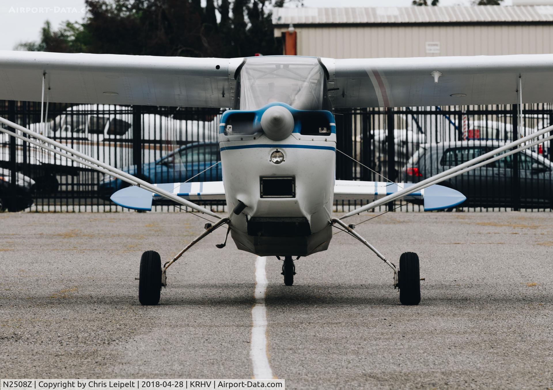 N2508Z, 1978 Bellanca 7ECA Citabria C/N 1249-78, Locally based 1978 Citabria taxing out at Reid Hillview Airport, San Jose, CA.