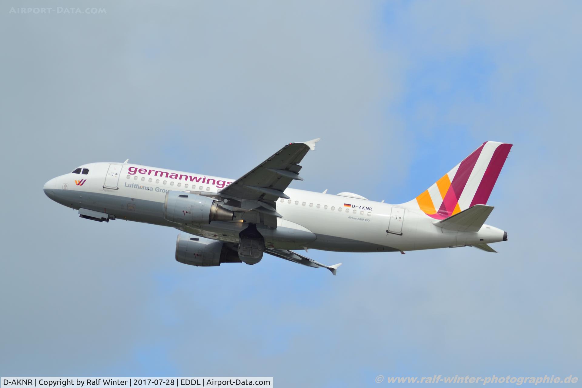 D-AKNR, 2000 Airbus A319-112 C/N 1209, Airbus A319-112 - 4U GWI Germanwings 'Spirtit of T-com' - 1209 - D-AKNR - 28.07.2017 - DUS