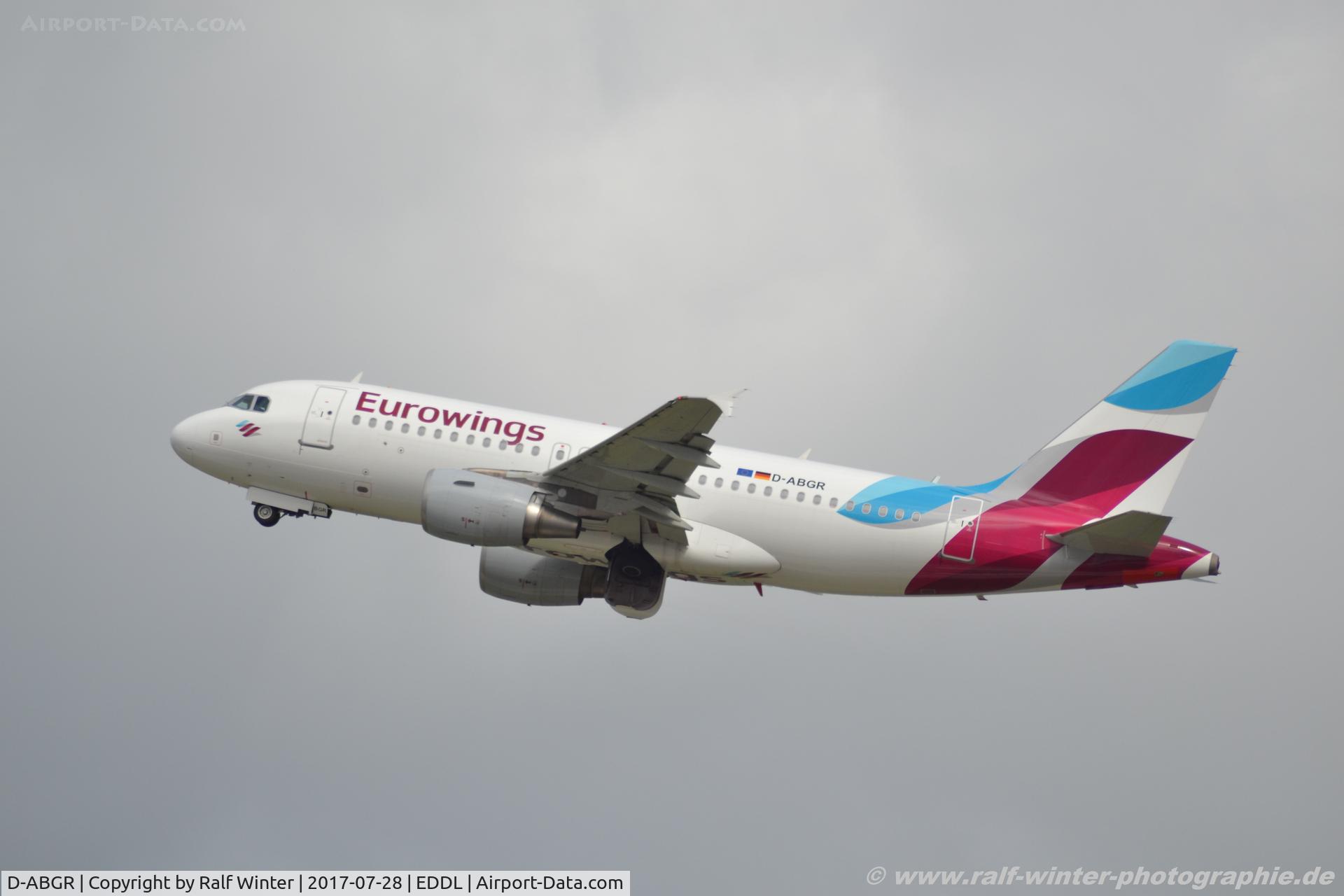 D-ABGR, 2008 Airbus A319-112 C/N 3704, Airbus A319-112 - EW EWG Eurowings stored SXF 31.10.2017 - 3704 - D-ABGR - 28.07.2017 - DUS