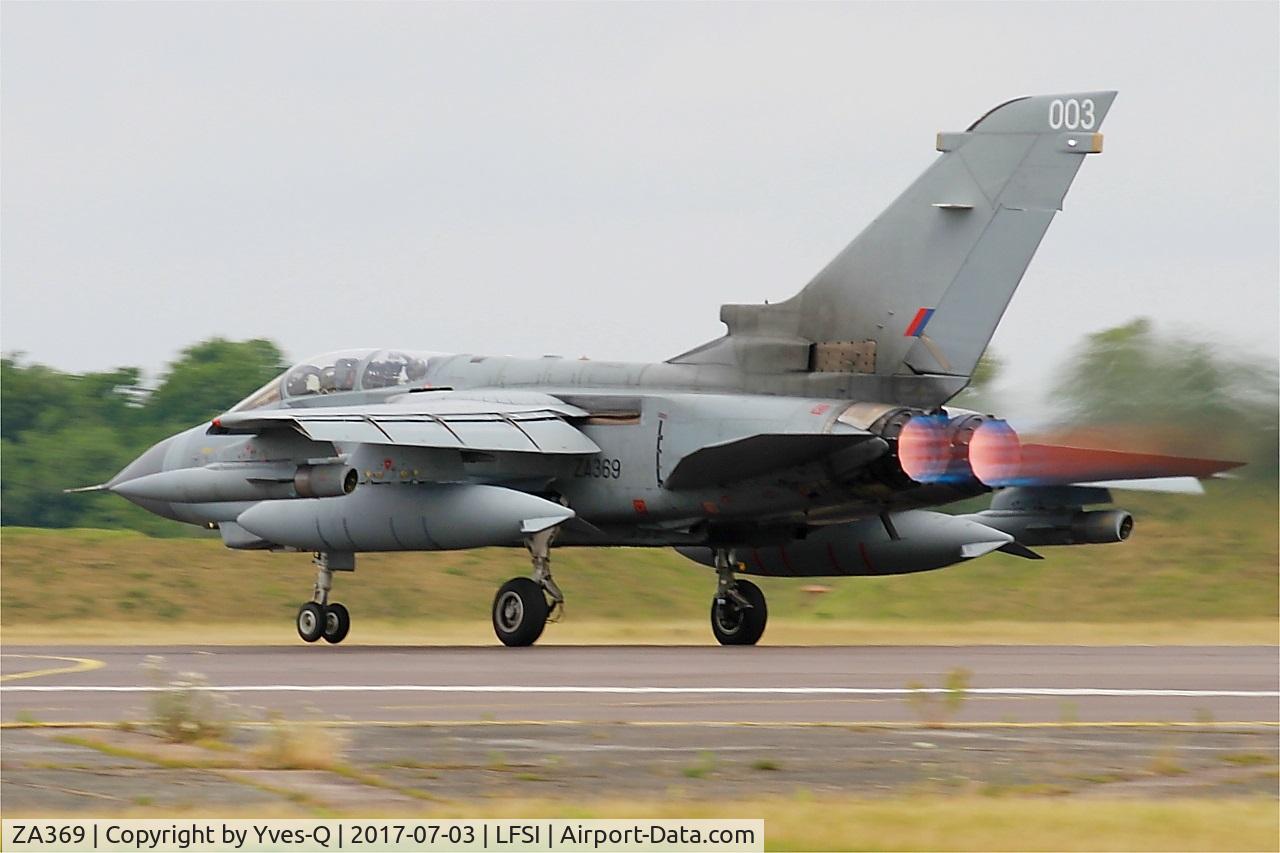 ZA369, 1982 Panavia Tornado GR.4A C/N 166/BS051/3083, Royal Air Force Panavia Tornado GR.4A, Take off rwy 29, St Dizier-Robinson Air Base 113 (LFSI) Open day 2017