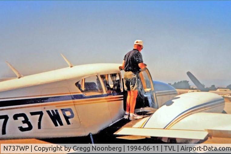 N737WP, 1966 Piper PA-23-250 C/N 27-3461, My Dad with 7WP, c. 1994