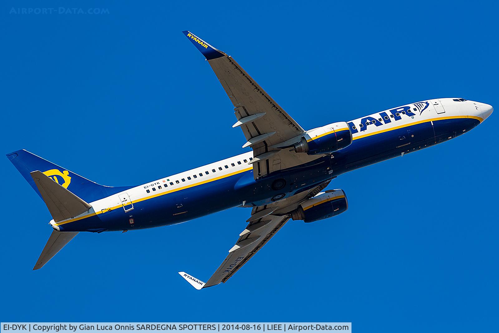 EI-DYK, 2008 Boeing 737-8AS C/N 36573, TAKE OFF 32L