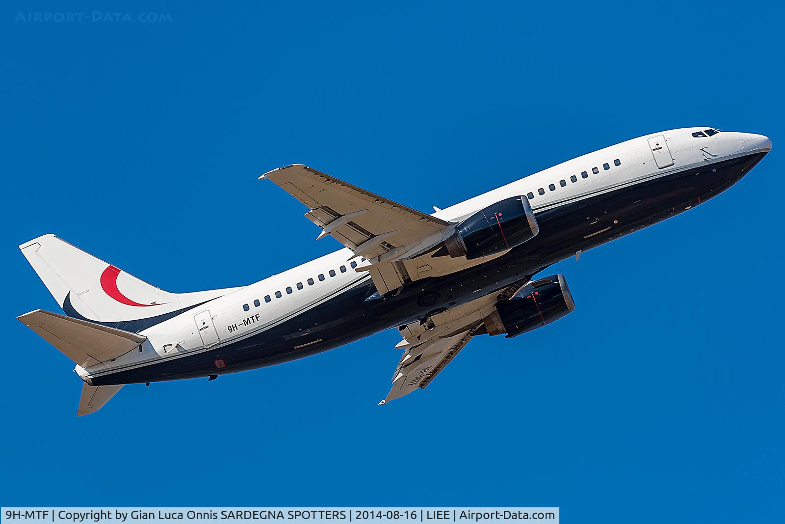 9H-MTF, 1987 Boeing 737-329 C/N 23774, TAKE OFF 32L