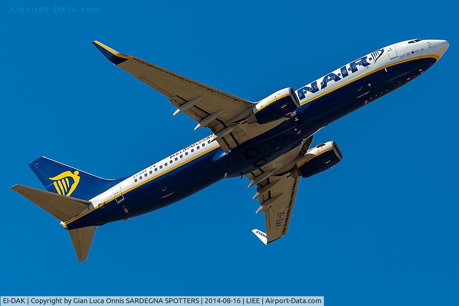 EI-DAK, 2003 Boeing 737-8AS C/N 33717, TAKE OFF 32L