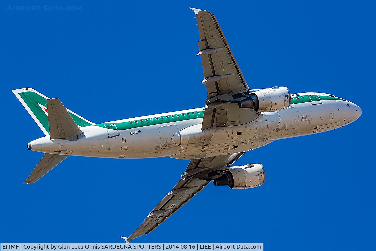 EI-IMF, 2003 Airbus A319-112 C/N 2083, TAKE OFF 32L