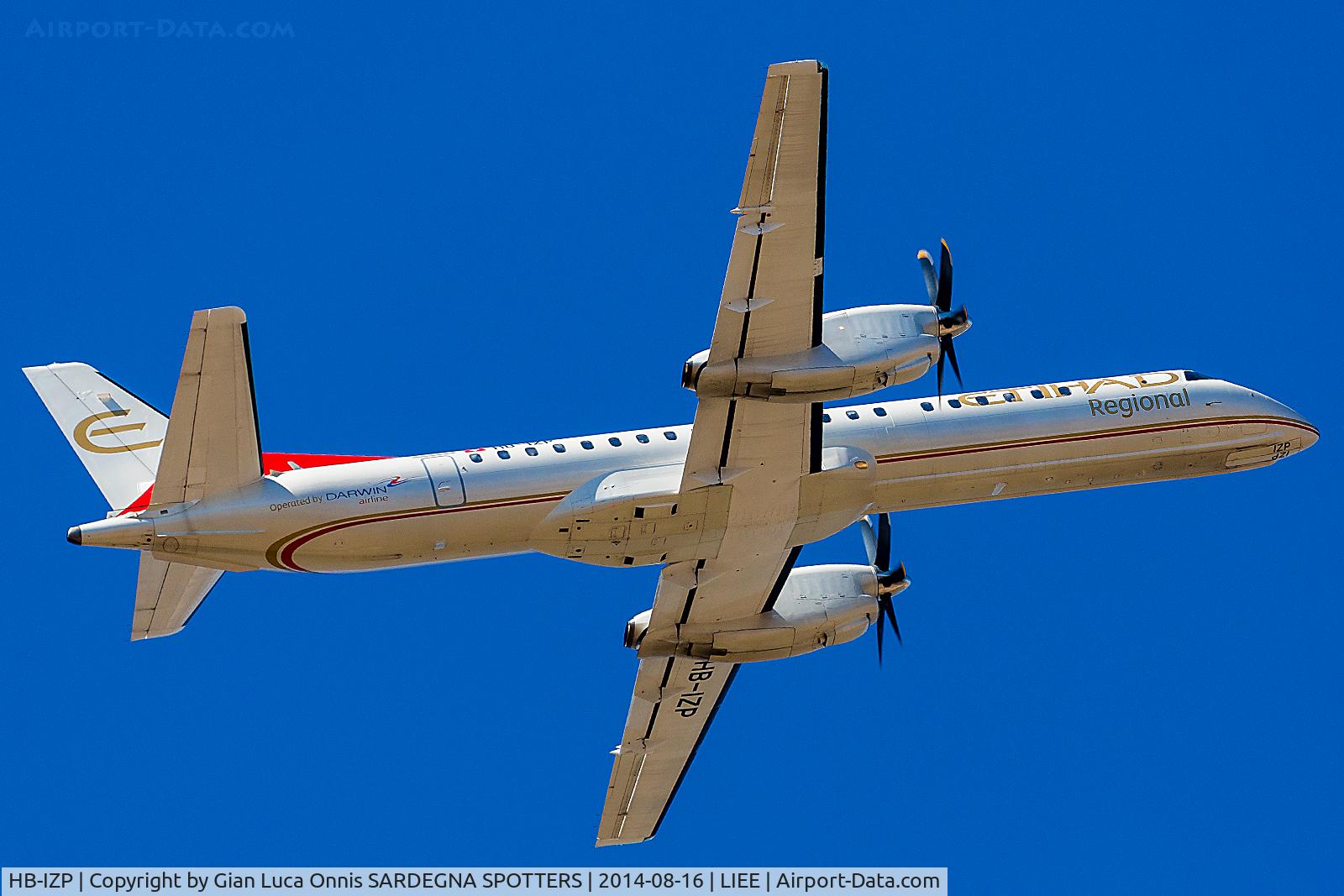 HB-IZP, 1996 Saab 2000 C/N 2000-031, TAKE OFF 32L