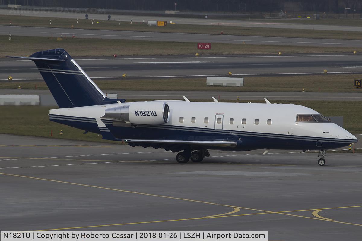 N1821U, 2001 Bombardier Challenger 604 (CL-600-2B16) C/N 5506, World Economic Forum 2018