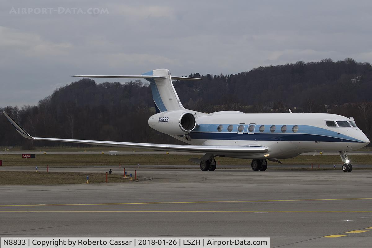 N8833, 2013 Gulfstream Aerospace G650 (G-VI) C/N 6059, World Economic Forum 2018