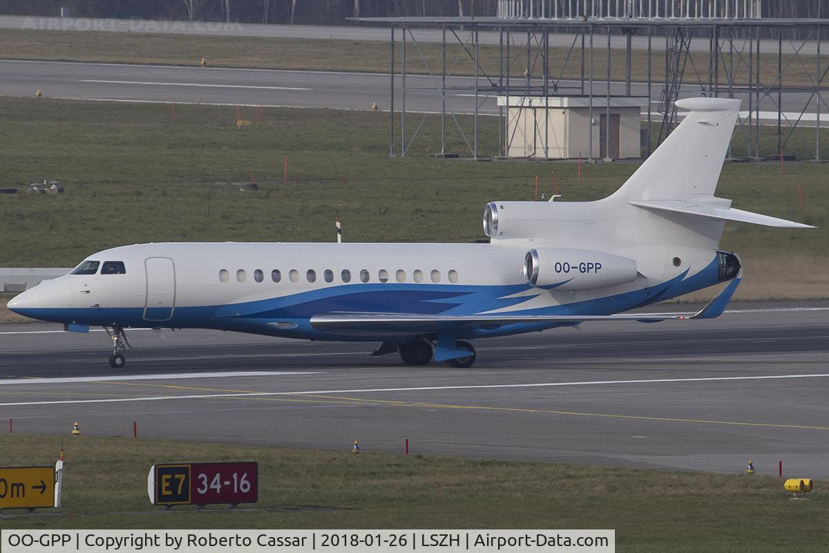 OO-GPP, 2015 Dassault Falcon 7X C/N 271, World Economic Forum 2018