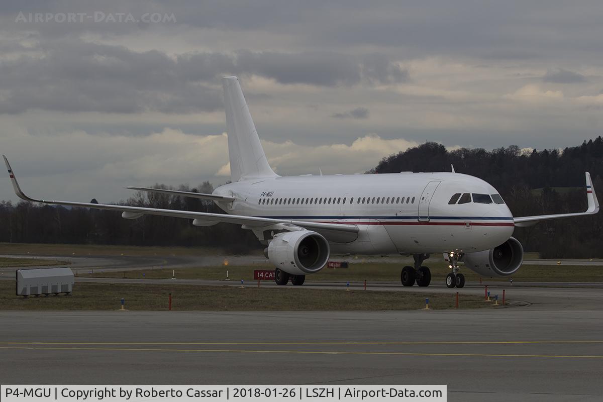 P4-MGU, 2013 Airbus ACJ319 (A319-115/CJ) C/N 5445, World Economic Forum 2018