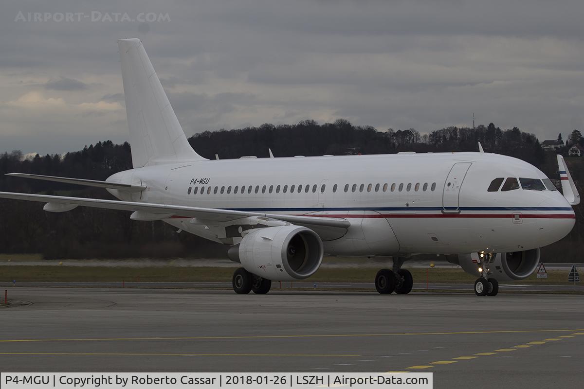 P4-MGU, 2013 Airbus ACJ319 (A319-115/CJ) C/N 5445, World Economic Forum 2018