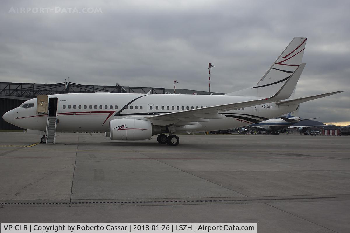 VP-CLR, 2006 Boeing 737-7EM BBJ C/N 34865, World Economic Forum 2018