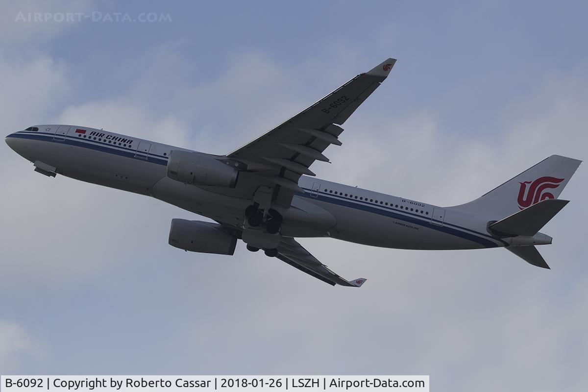 B-6092, 2007 Airbus A330-243 C/N 873, Zurich - Kloten Airport