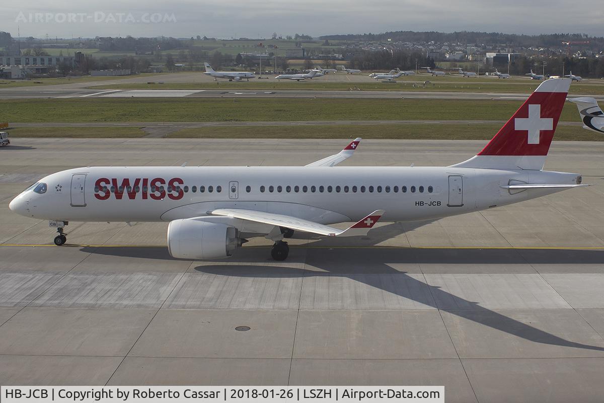HB-JCB, 2017 Bombardier CSeries CS300 (BD-500-1A11) C/N 55011, Zurich - Kloten Airport