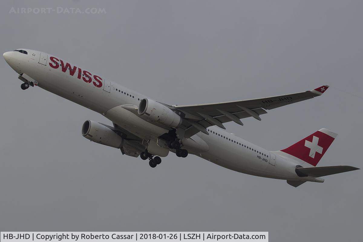 HB-JHD, 2009 Airbus A330-343 C/N 1026, Zurich - Kloten Airport